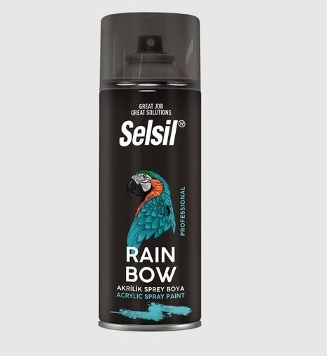 Hobibahçem MEY018696071004218-BLMY Mey İthalat Selsil Rainbow Akrilik Sprey Boya 5002 Ultra Marin Mavi Çok Renkli