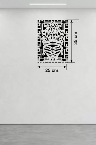 Hobibahçem MEYKTTB2235230160-BLMY Mey İthalat Otantik Lale Motifli Ahşap Duvar Tablosu - 25X35 Cm Lazer Kesim Dekoratif Pano Çok Renkli