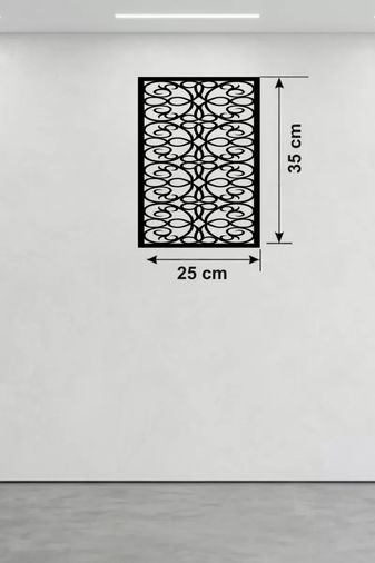 Hobibahçem MEYKTTB2235503127-BLMY Mey İthalat Sarmaşık Ve Yaprak Motifli Ahşap Duvar Tablosu - 25X35 Cm Lazer Kesim Dekoratif Pano Çok Renkli