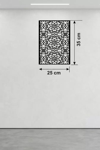 Hobibahçem MEYKTTB2235780078-BLMY Mey İthalat Selçuklu Yıldızı Temalı Ahşap Duvar Tablosu - 25X35 Cm Lazer Kesim Dekoratif Pano Çok Renkli