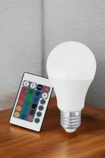 Hobibahçem MEYTDUCZRGBLAMBA2-BLMY Mey İthalat Rgb Led Lamba Led Işık Ampul Renk Değiştirebilen 100 Watt Çok Renkli 77420642