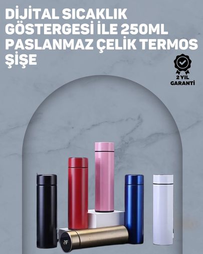 Hobibahçem MEYTDUCZZZDERECELİTERMOS-3-BLMY Mey İthalat 12 Saat Sıcak, 24 Saat Soğuk Tutabilen Paslanmaz Termos Çok Renkli