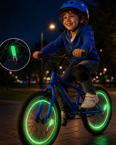 Hobibahçem MEYTDUCZZZSİBOPIŞIĞI-3-BLMY Mey İthalat Araç Sibop Led Işığı 2Li Set Bisiklet Motosiklet Jant Lambası Çok Renkli