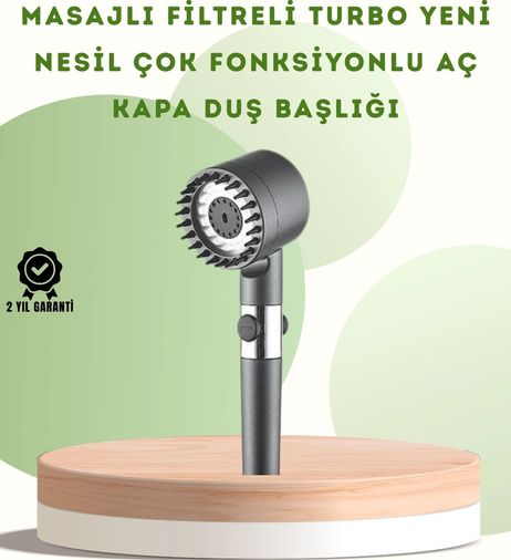 Hobibahçem MEYTDUUCZZZPLASTİKDUŞBAŞLIĞI-4-BLMY Mey İthalat Banyo İçin Filtreli Duş Başlığı Pratik Kullanım Acı - Portakal