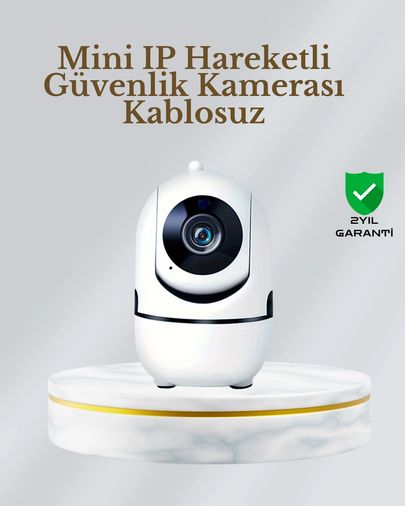 Hobibahçem MEYTDXUCZZZWİFİKAMERAAAAAA-5-BLMY Mey İthalat 360 Dönen Akıllı Wifi Kamera Uzaktan Kontrol Ve İki Yönlü Ses Özellikli
