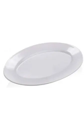 HomaTrade TYC00679556968 **(6Adet)** Özkale 257 3No Melamin Lokanta Kayık Tabak Düz Kl120| New Year