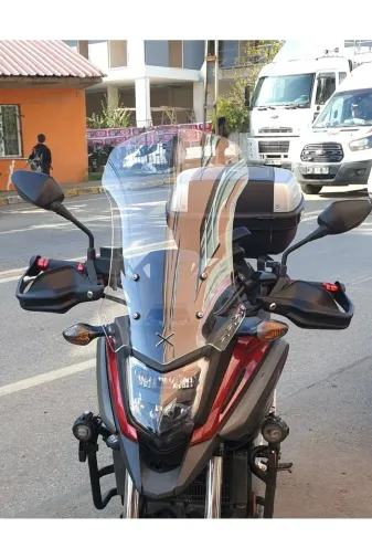 Honda NC 700 750 X Ön Cam 2016-2020 Model 59cm Şeffaf Renkli 4mm UZUN