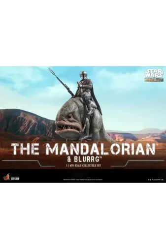 Hot Toys Mandalorian & Blurrg Sixth Scale Figure Set - 908287 - Tms46 - Star Wars / The Mandalorian