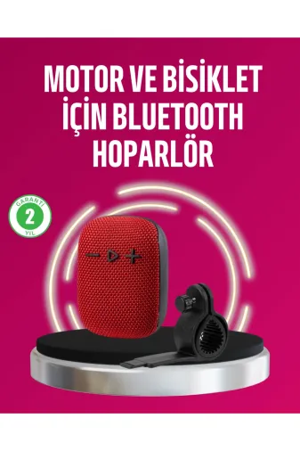 Hsc bilişim klt8912733172089 Taşınabilir Bluetooth Hoparlör Suya Dayanıklı Kumaş Kaplama