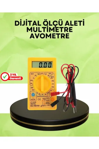 Hsc bilişim klt8912733189537 Profesyonel Dijital Multimetre Volt Amper Direnç Ölçümü