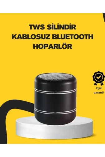 Hsc bilişim klt8912733193640 Mini Alüminyum Bluetooth Hoparlör Yüksek Bas Performansı