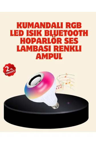 Hsc bilişim klt8912733194593 Bluetooth Bağlantılı Rgb Led Ampul – Şık Ve Fonksiyonel