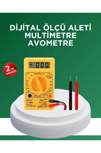 Hsc bilişim klt8912733242379 Dijital Multimetre Ölçü Aleti Ac Dc Ölçüm Ve Lcd Ekranlı