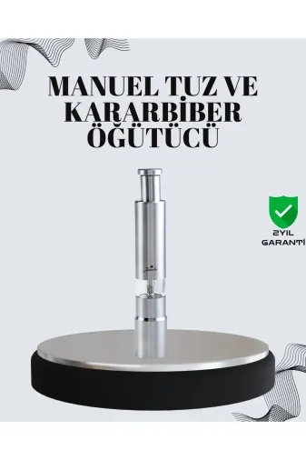 Hsc bilişim klt8912733255928 Tuz Ve Kararbiber Öğütücü - Şeffaf Akrilik Hazne