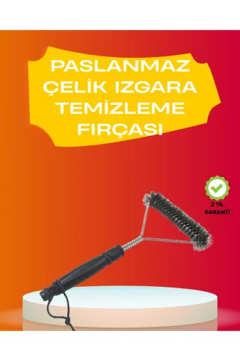 Hsc bilişim klt8912733257021 Mangal Izgara Temizleme Fırçası Pas Tutmaz Çelik Telli