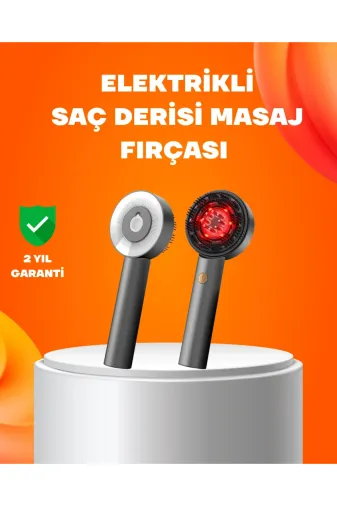 Hsc bilişim klt8912733283860 Kırmızı Işık Terapi Saç Derisi Masaj Tarağı 3 Modlu Yağ Hazneli