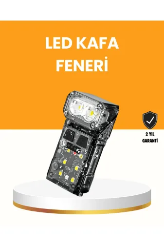 Hsc bilişim klt8912733303353 Kamp Ve Outdoor İçin Led Far 10 Saat Pil Sensörlü Manyetik