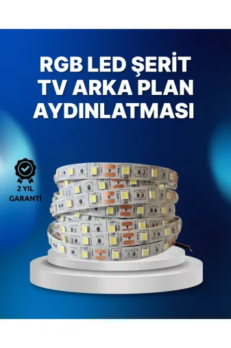 Hsc bilişim klt8912733309430 Rf Kumandalı Renk Değiştiren Tv Led Şerit 2Mt