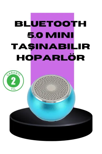 Hsc bilişim klt8912733319958 Taşınabilir Mini Bluetooth Hoparlör 9M Menzil Dahili Mikrofon
