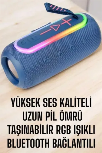 Hsc bilişim klt8912733365290 Kablosuz Bluetooth Hoparlör Uzun Pil Ömrü Taşınabilir