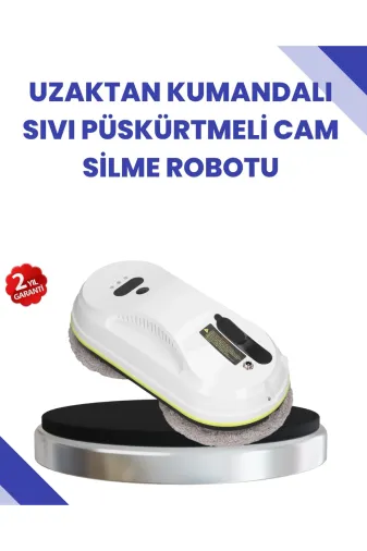 Hsc bilişim klt8912733489576 Uzaktan Kumandalı Akıllı Cam Ve Pencere Temizleme Robotu