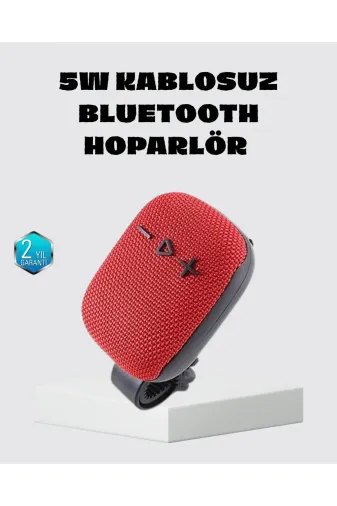 Hsc bilişim klt8912733524932 Taşınabilir Kablosuz Hoparlör – 5W Güç, Tws Bağlantı Ve 800Mah Pil