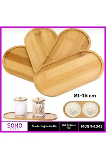 Hsc bilişim klt8912733576740 Bambu Yağdanlık Altlığı