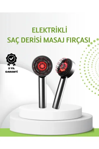 Hsc bilişim klt8912733617245 Şarjlı Saç Derisi Masaj Cihazı Kırmızı Işık Ve 3D Tarak Dişli