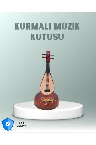 Hsc bilişim klt8912733649772 Enstrüman Figürlü Melodi Çalan Dekoratif Müzik Kutusu