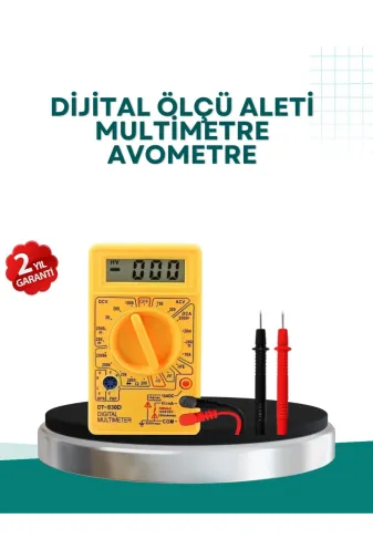 Hsc bilişim klt8912733659085 Elektrik Ölçüm Cihazı Dijital Multimetre 10 Amper Destekli