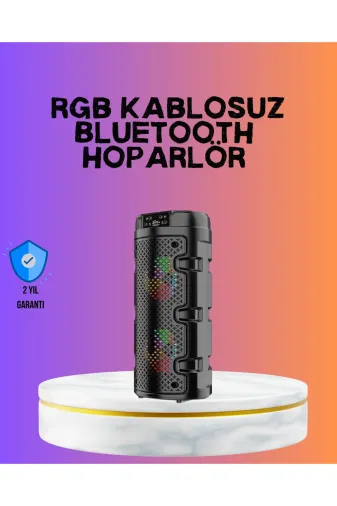 Hsc bilişim klt8912733847031 Güçlü Bass Ve Net Tiz Özellikli Kablosuz Hoparlör