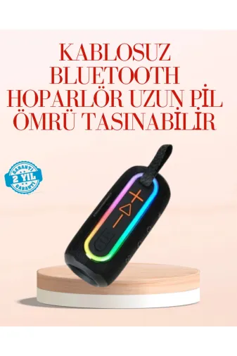 Hsc bilişim klt8912733878370 Taşınabilir Bluetooth Hoparlör Kırmızı Ip67 Su Geçirmez