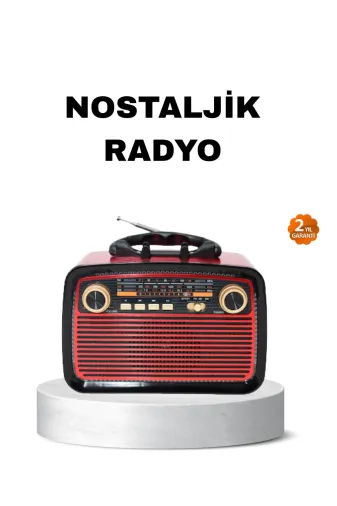 Hsc bilişim klt8912733913446 Bluetooth’Lu Led Işıklı Nostaljik Müzik Kutusu – Ahşap Dokulu, Vintage Tasarım Ve Yüksek Ses Kalites
