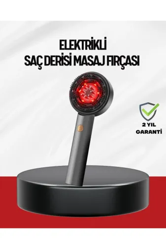 Hsc bilişim klt8912733914542 Saç Büyüme Destekleyici Elektrikli Masaj Tarak Yağ Aplikatörlü