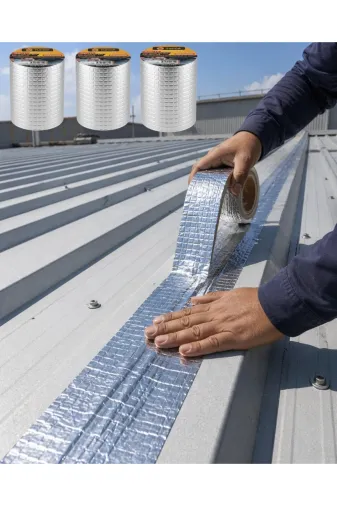 Hsc bilişim klt8912733998672 3 Lü Set Çatı Balkon Pvc Boru İçin Sızdırmazlık Tamir Bandı