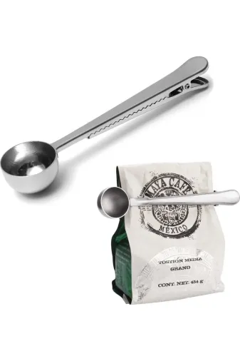 HubbyChef 22KHVKSGI01 Kahve Şeker Kaşığı / Paslanmaz Mandallı Kahve Kaşığı