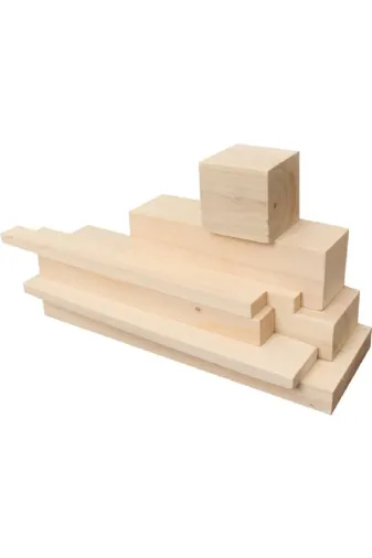 iAhşap iAhsap20210770 (8X8 Cm X 150 Cm 1 Adet) Kavak Kereste Çıta Taslak Tahta Ve Ahşap Blok