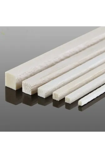 iAhşap iahsap20694 (1X2 Cm X 50 Cm 1 Adet) Kavak Ahşap Çıta Taslak Tahta Blok Ve Kereste