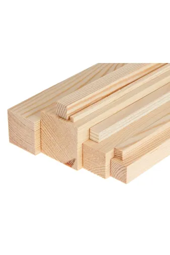 iAhşap KOK0321 (1X1 Cm X 10 Cm 100 Adet) Çıta Taslak Tahta Blok Ve Kereste
