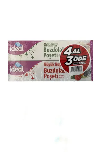 İdeal 8690741702084 Buzdolabı Poşeti 4Lü