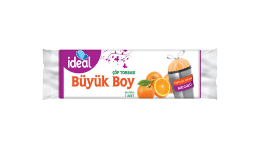 İdeal AHPWUDSxqY Büyük Büzgülü Portakal Kokulu Çöp Torbası