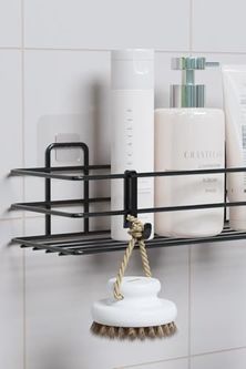 ideal standart 57855210125008180184975 Yapışkanlı Banyo Rafı Duş Şampuanlık Duvar Düzenleyici Organizer 000 Açık Krem