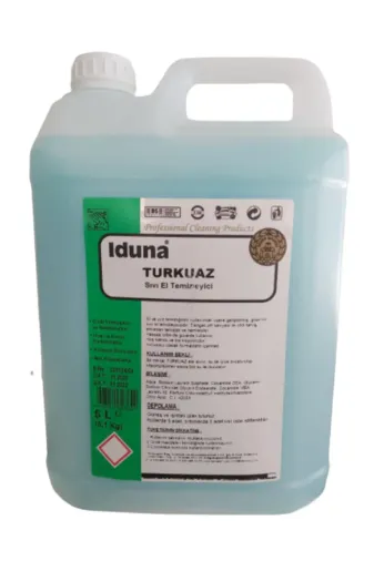 Iduna 8697431323642 Turkuaz Sıvı El Temizleyici 5 Lt