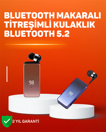 İki Telefona Aynı Anda Bağlanan Bluetooth 5.3 Klipsli Kulaklık – MFB Çok Noktalı Bağlantı