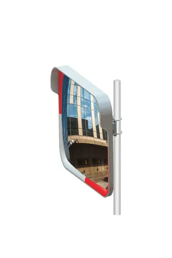 İlgi Trafik 12265 TGA+D01-2.5M Bombeli Güvenlik Aynası Otopark Aynası Akrilik Trafik Aynası Ankara 40X60 Cm Ve 2.5M Ayna Direği