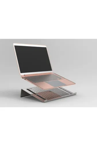 İlgi Trafik 15 16 17 inç için uygun Laptop Macbook Ipad Standı Notebook Laptop Stand Yükseltici Metal Tutucu Siyah Renk 1Adet Ilgitrafik