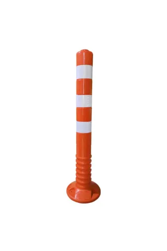 İlgi Trafik Eko-TD-01 Delinatör Otopark Trafik Delinatörü Yol Şerit Ayırıcı Delinatör 75 Cm İmalatı ( Sert Plastiktir )