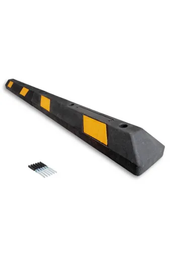 İlgi Trafik ILG-6161 Kauçuk Stoper Kauçuk Araç Durdurucu Kauçuk Otopark Stoperi 184X16X10 Cm