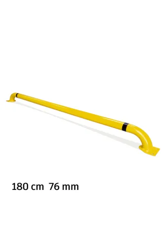 İlgi Trafik LT-006 B-3MM Otopark Bariyeri Ankara Araç Stoperi Park Sonlandırma Stop Demiri 180Cm 76Mm 3Mm