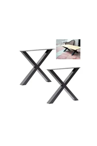 İlgi Trafik OS-63 Sehpa Ayağı Bank Bench Ayağı 40X30 Cm Siyah 1 Takım